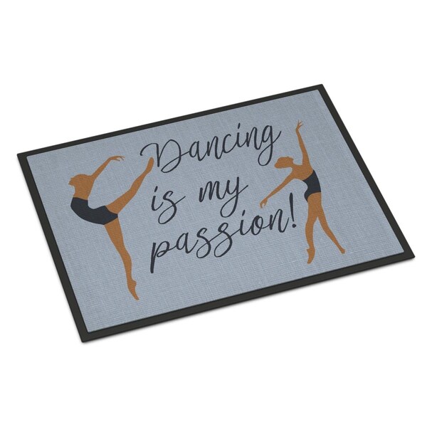 Carolines Treasures 18 x 27 in. Dancing is My Passion Indoor or Outdoor Mat BB5381MAT - main